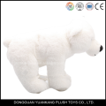 Brinquedo macio personalizado branco urso polar de pelúcia